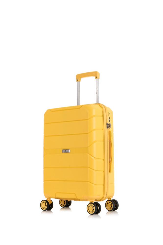 

Чемодан унисекс L'Case SINGAPORE желтый, 57.5x40x23 см, SINGAPORE