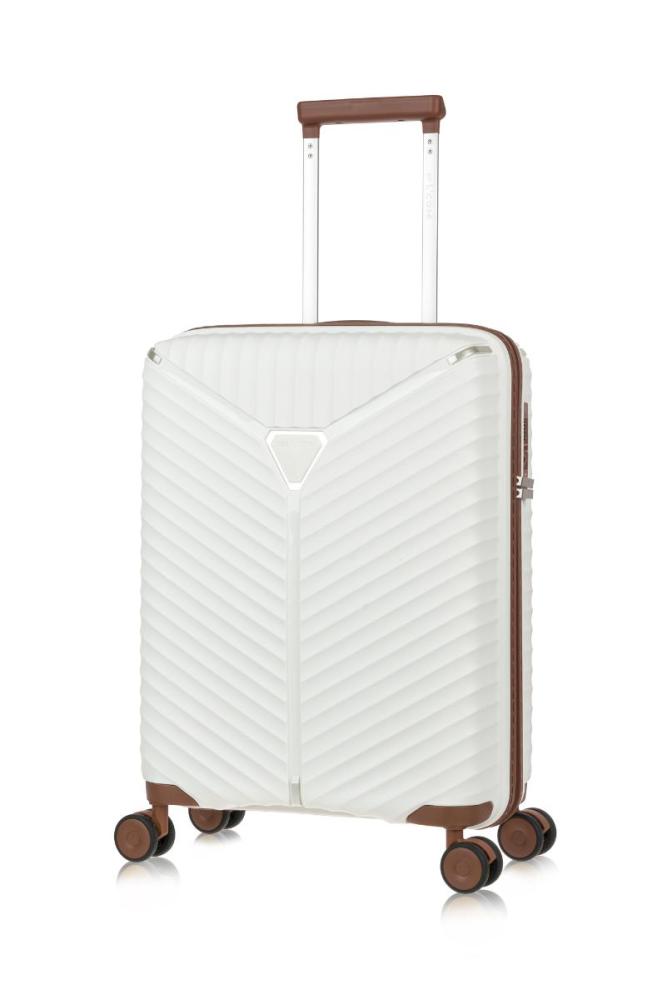 

Чемодан унисекс L'Case Seoul белый, 55.5x40x21.5 см, Seoul