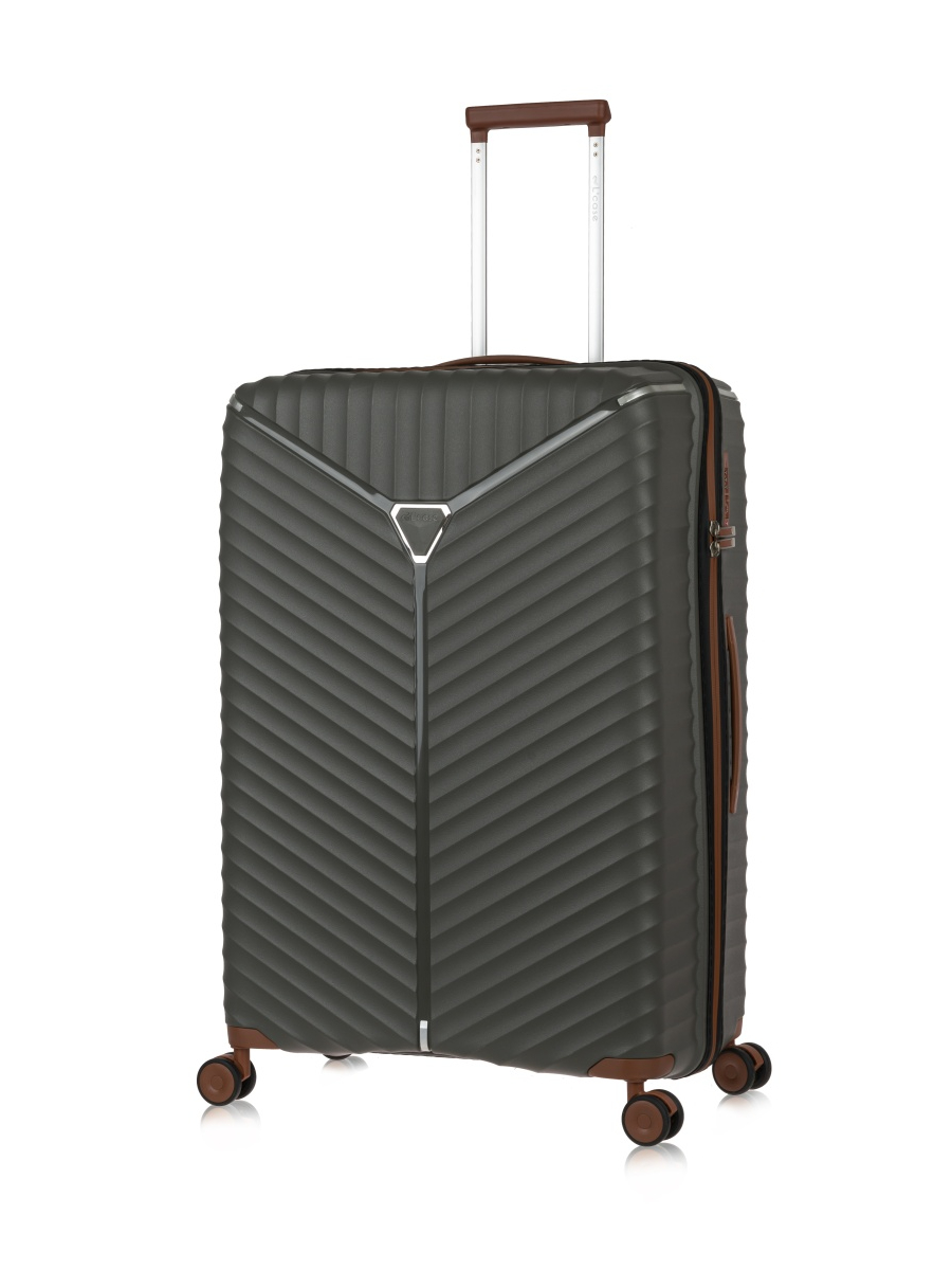 

Чемодан унисекс L'Case Seoul серый, 77x50.5x31.5 см, Seoul