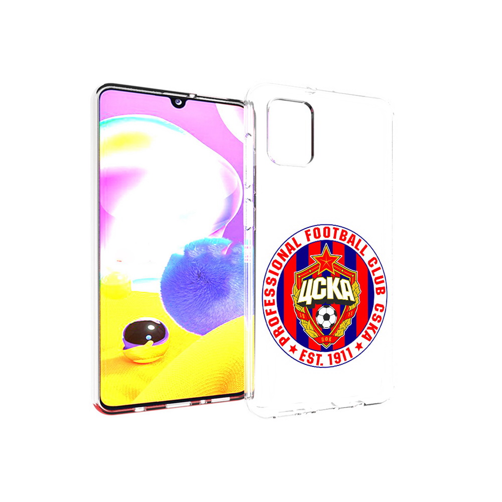 

Чехол MyPads Tocco для Samsung Galaxy A31 ФК ЦСК логотип (PT146911.482.178), Прозрачный, Tocco