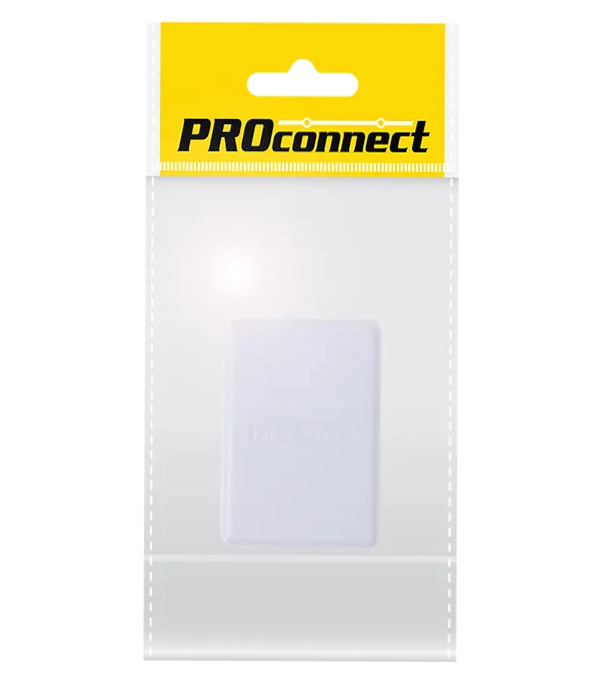 

Proconnect Розетка телефонная внешняя, 1 порт RJ-11(6P-4C), категория 3, пакет, 1шт., Белый