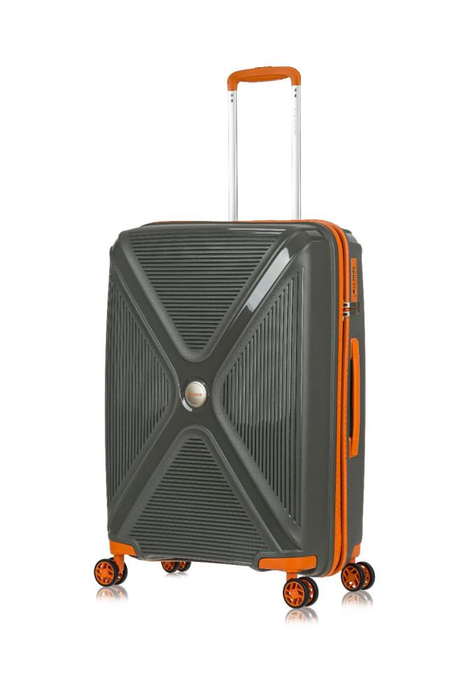 

Чемодан унисекс L'Case Berlin серый, 65x44x25 см, Berlin