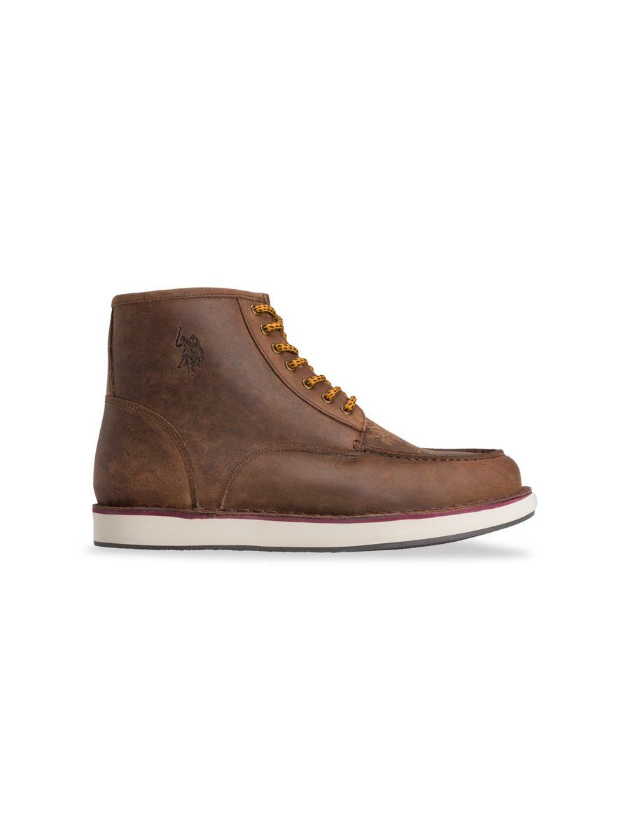 

Ботинки мужские U.S. POLO Assn. 001365948 коричневые 46 EU, Коричневый, 001365948