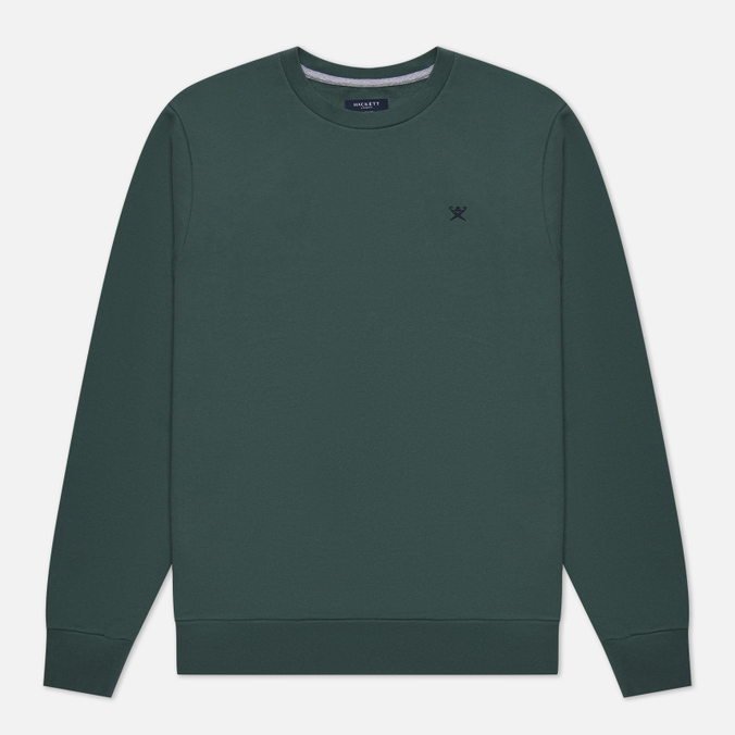 Мужская толстовка Hackett Embroidery London Logo Crew Neck зелёный, Размер S