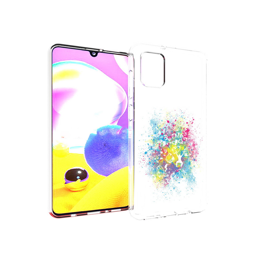 

Чехол MyPads Tocco для Samsung Galaxy A31 акварель абстракция (PT146911.482.214), Прозрачный, Tocco