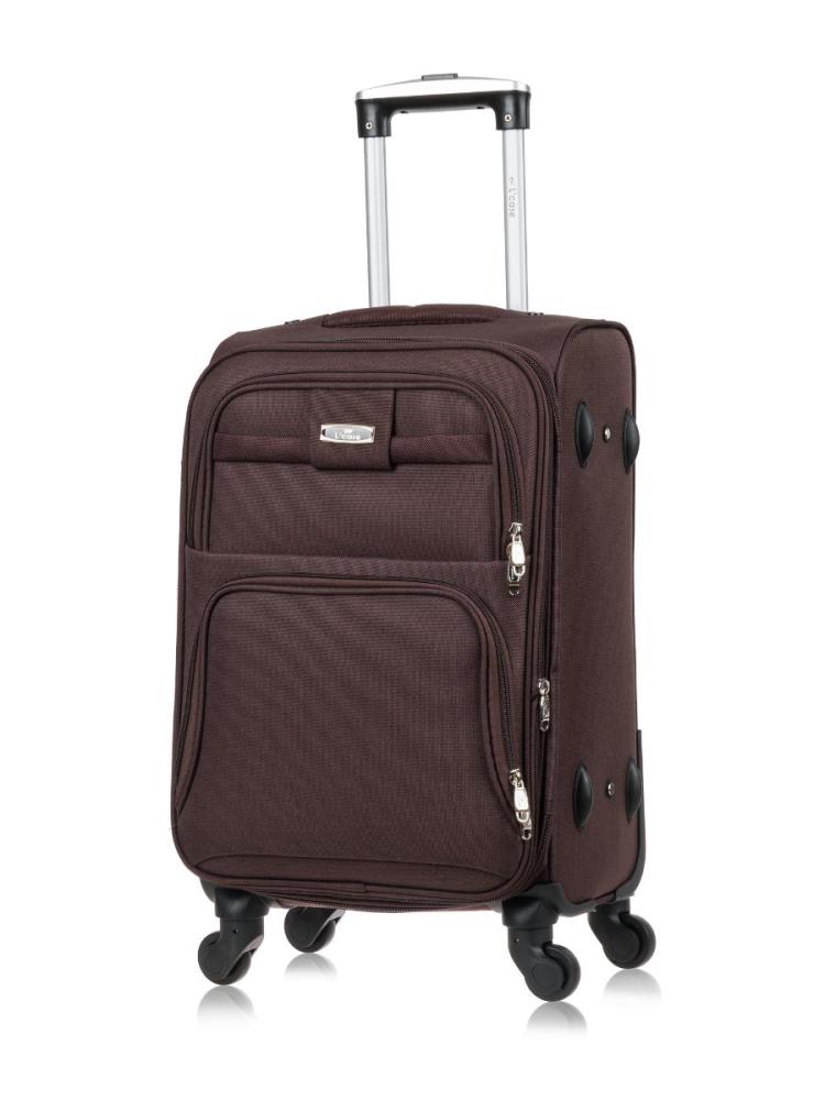 

Чемодан унисекс L'Case Barcelona кофе, 58x38x26 см, Коричневый, Barcelona