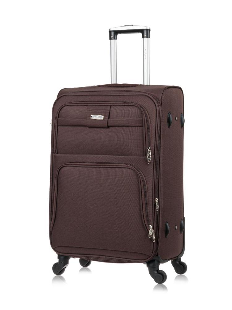 

Чемодан унисекс L'Case Barcelona кофе, 70.5x45x30 см, Коричневый, Barcelona