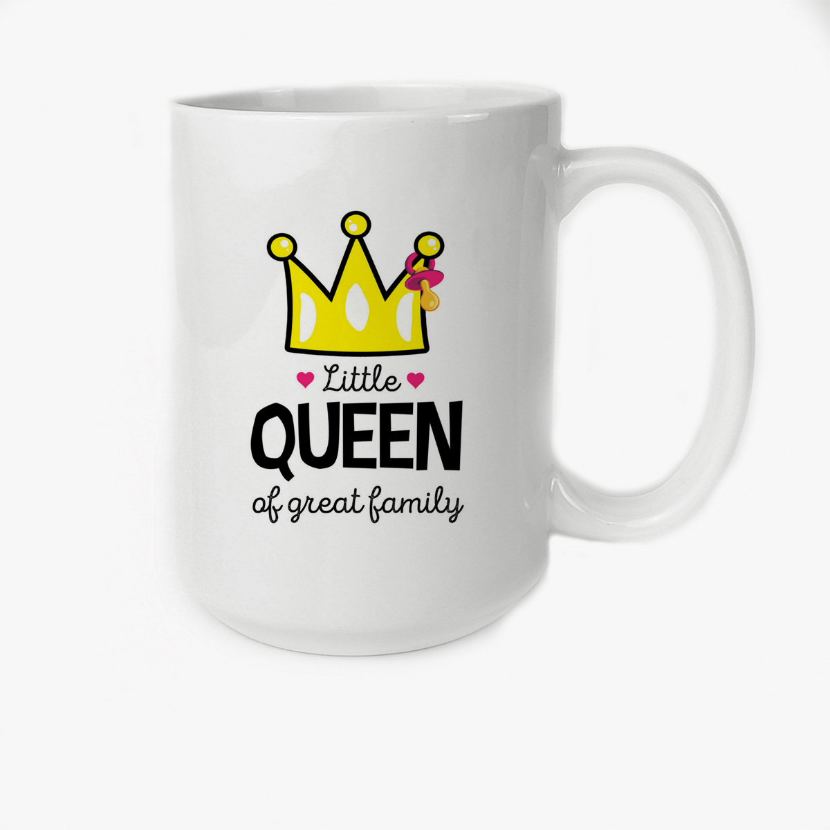 

Кружка CoolPodarok Семья Little queen of great family Маленькая королева прекрасной семьи