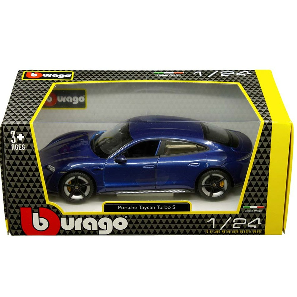 Машинка металлическая 1:24 Bburago Porsche Taycan Turbo S 18-21098