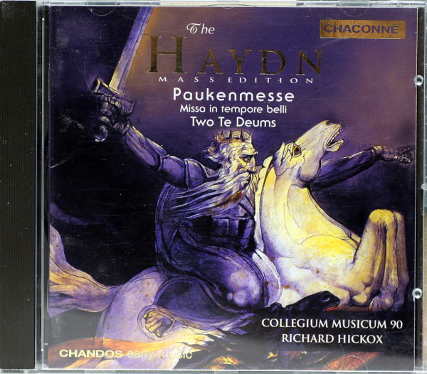 

Haydn: Paukenmesse. / Collegium Musicum 90 Richard Hickox (1 CD)