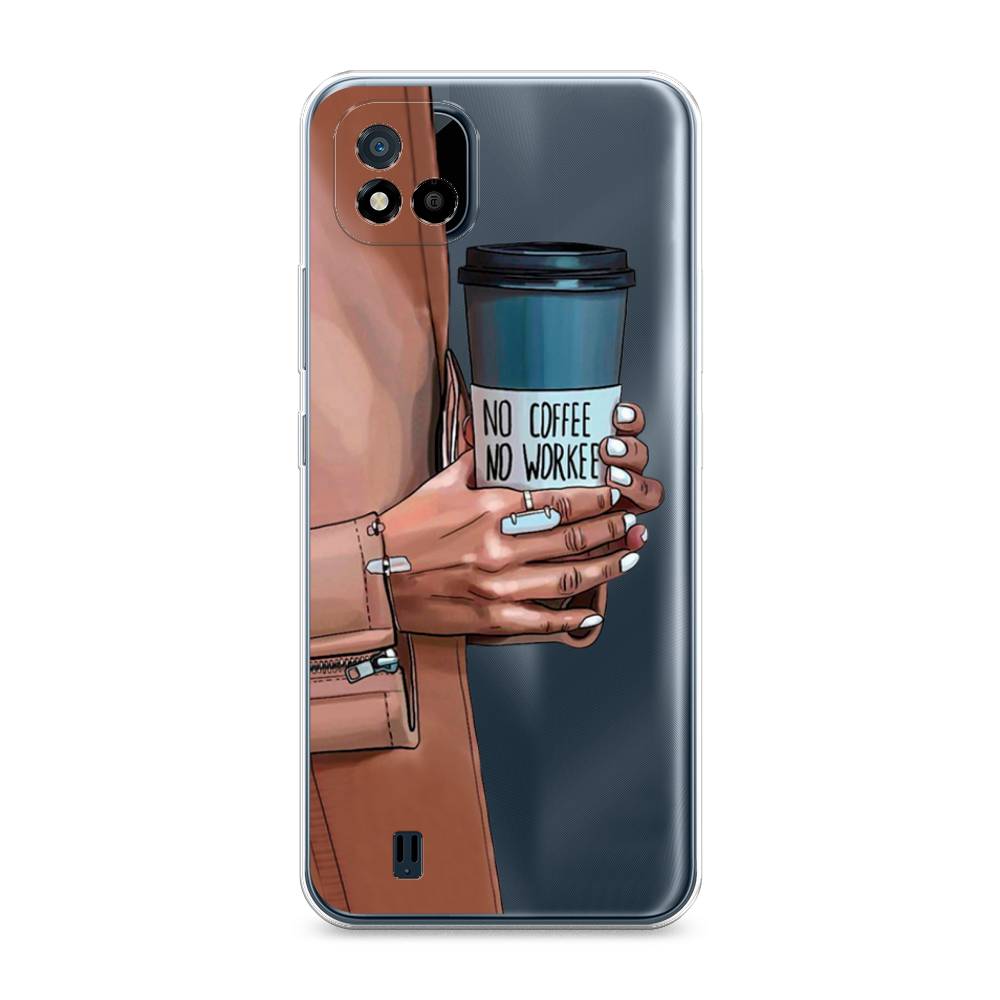 

Чехол Awog на Realme C11 (2021) "No coffee", Разноцветный, 257550-7