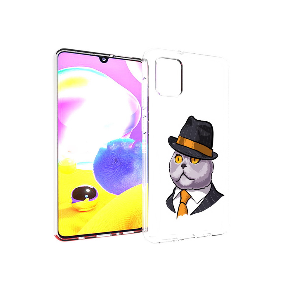 

Чехол MyPads Tocco для Samsung Galaxy A31 британец (PT146911.482.247), Прозрачный, Tocco