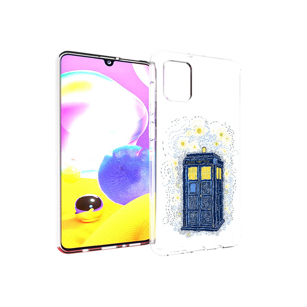 

Чехол MyPads Tocco для Samsung Galaxy A31 будка рисунок (PT146911.482.249), Прозрачный, Tocco