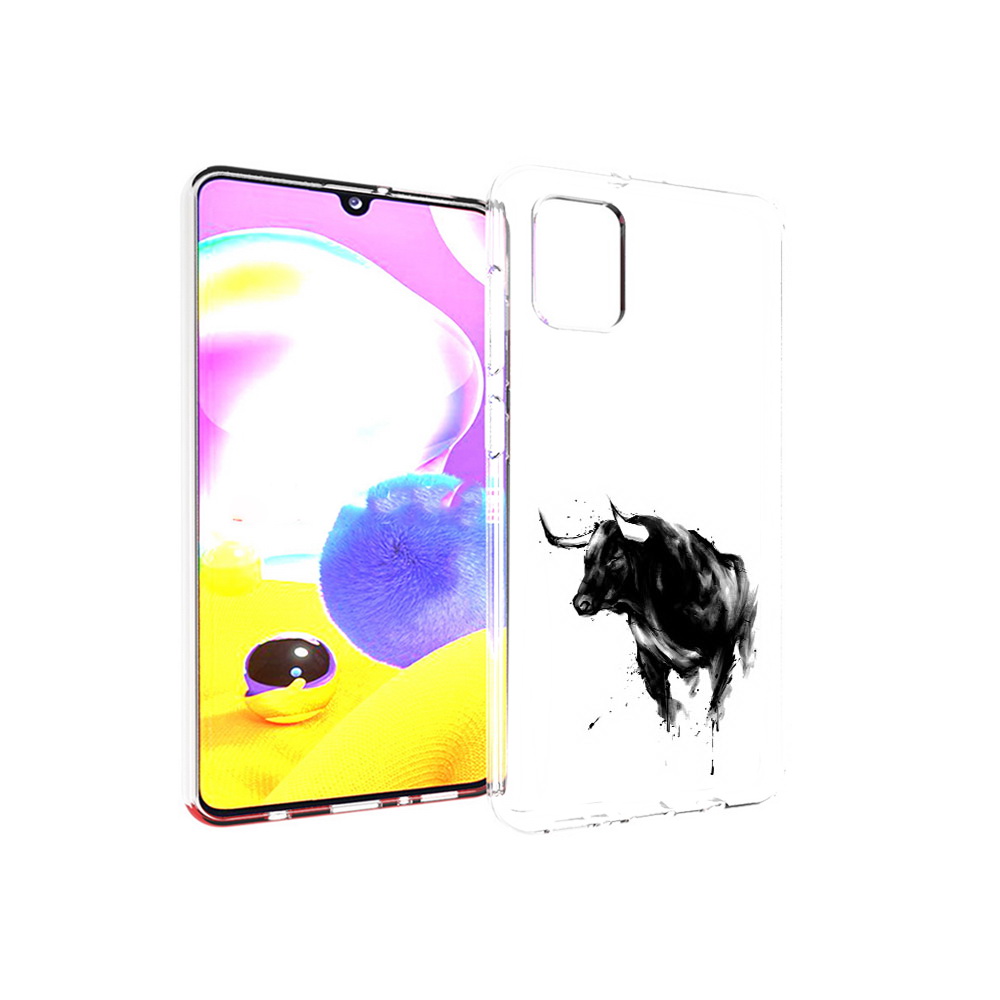 

Чехол MyPads Tocco для Samsung Galaxy A31 бык (PT146911.482.254), Прозрачный, Tocco