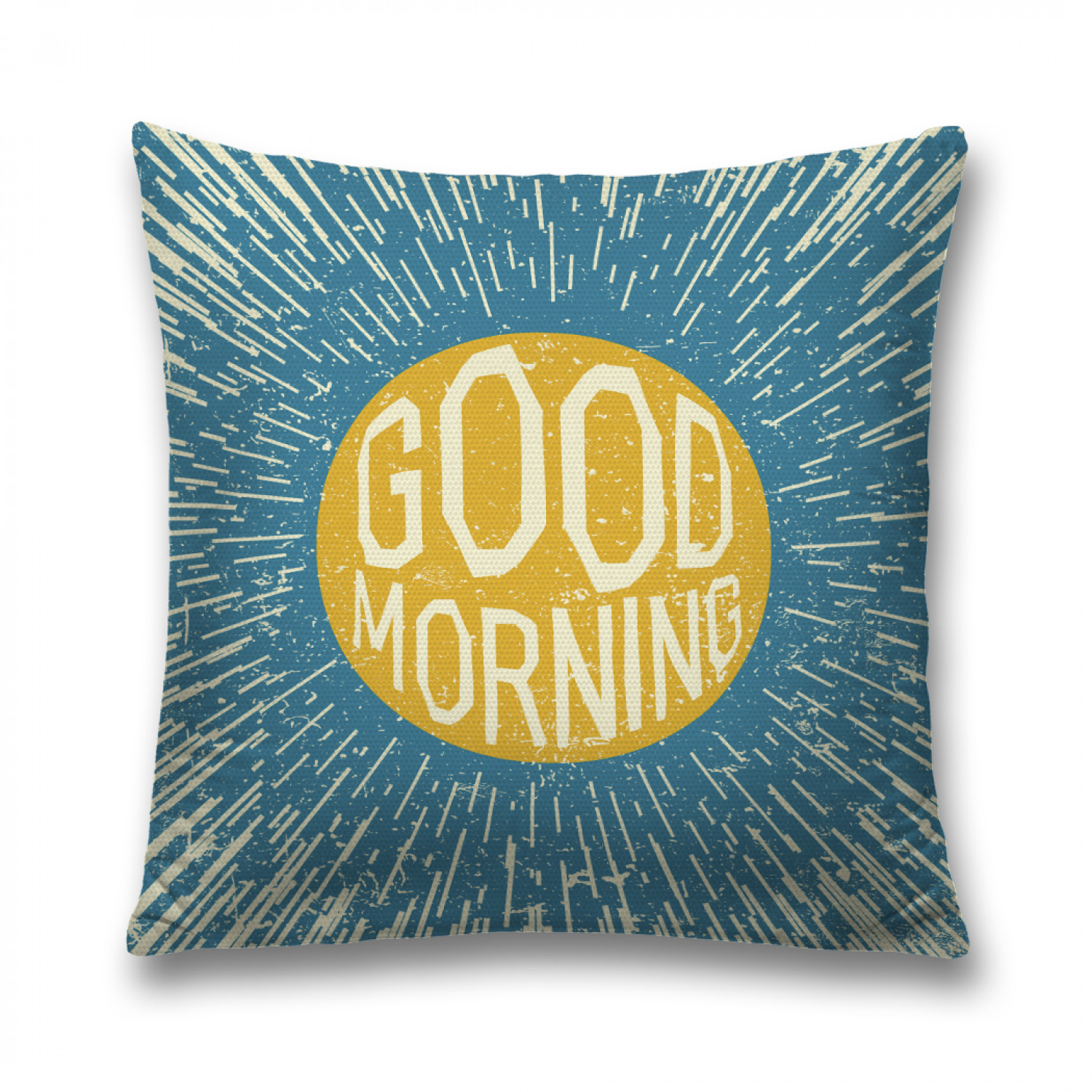 

Наволочка декоративная JoyArty "Хорошее утро" на молнии, 45x45 см, Синий, Хорошее утро