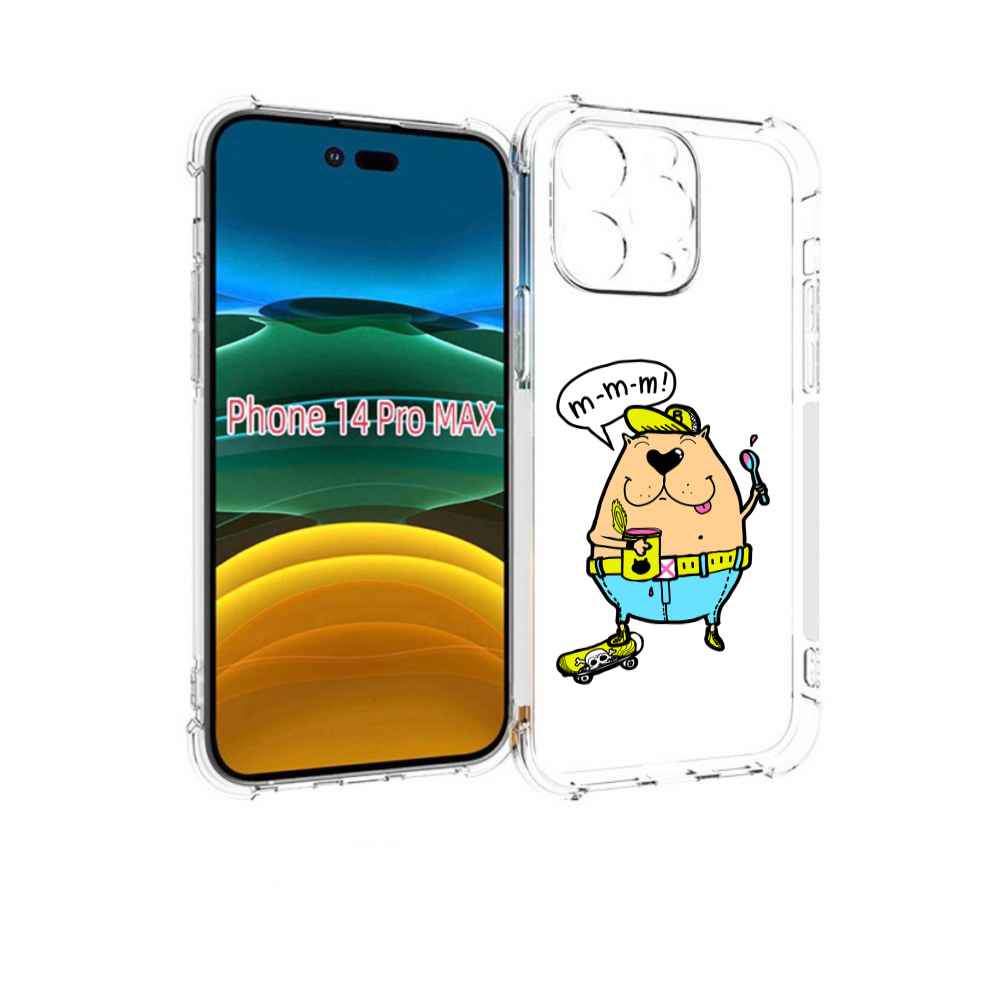 

Чехол MyPads Бобр для iPhone 14 Pro Max, Прозрачный, Tocco