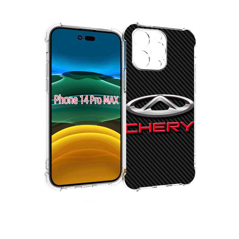 

Чехол MyPads chery 2 для iPhone 14 Pro Max, Прозрачный, Tocco