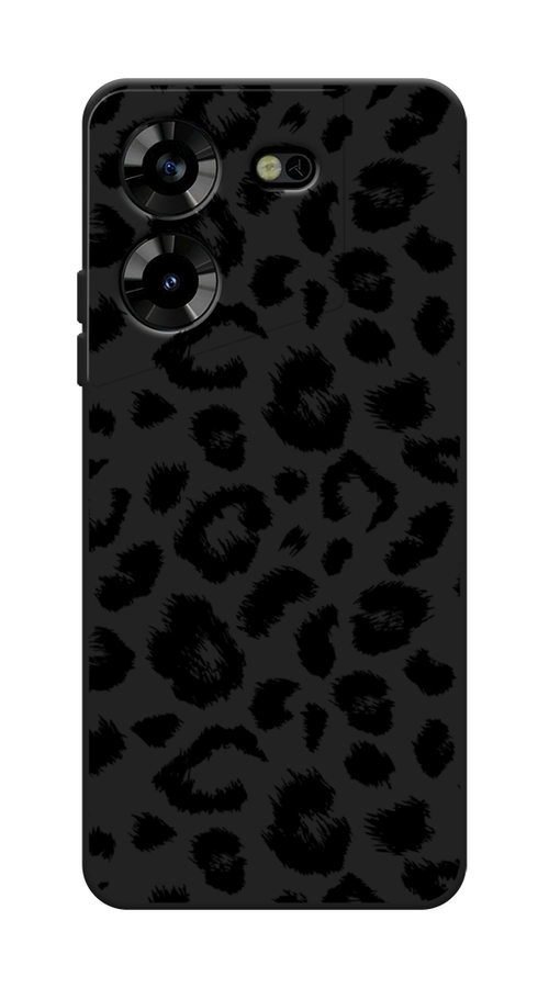 

Чехол Awog на Tecno Pova 5 "Окрас леопарда фон", Черный, 303952-1
