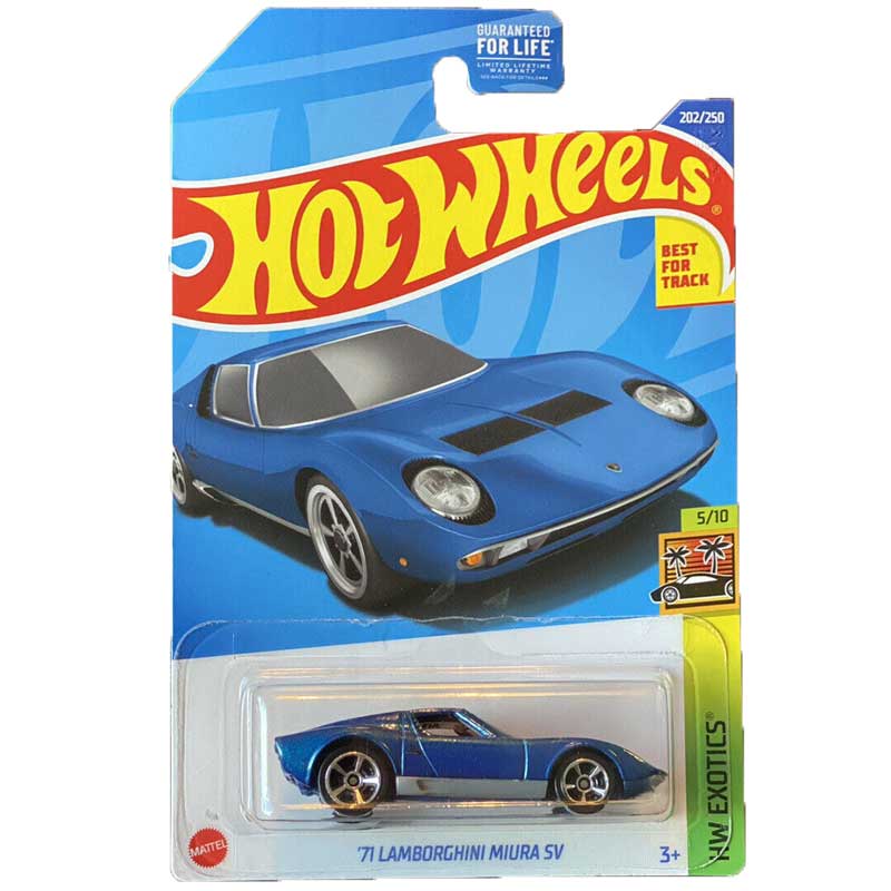 

Машинка Hot Wheels Хот Вилс 202250 71 LABORGHINI MIURA SV, HCX02-R521