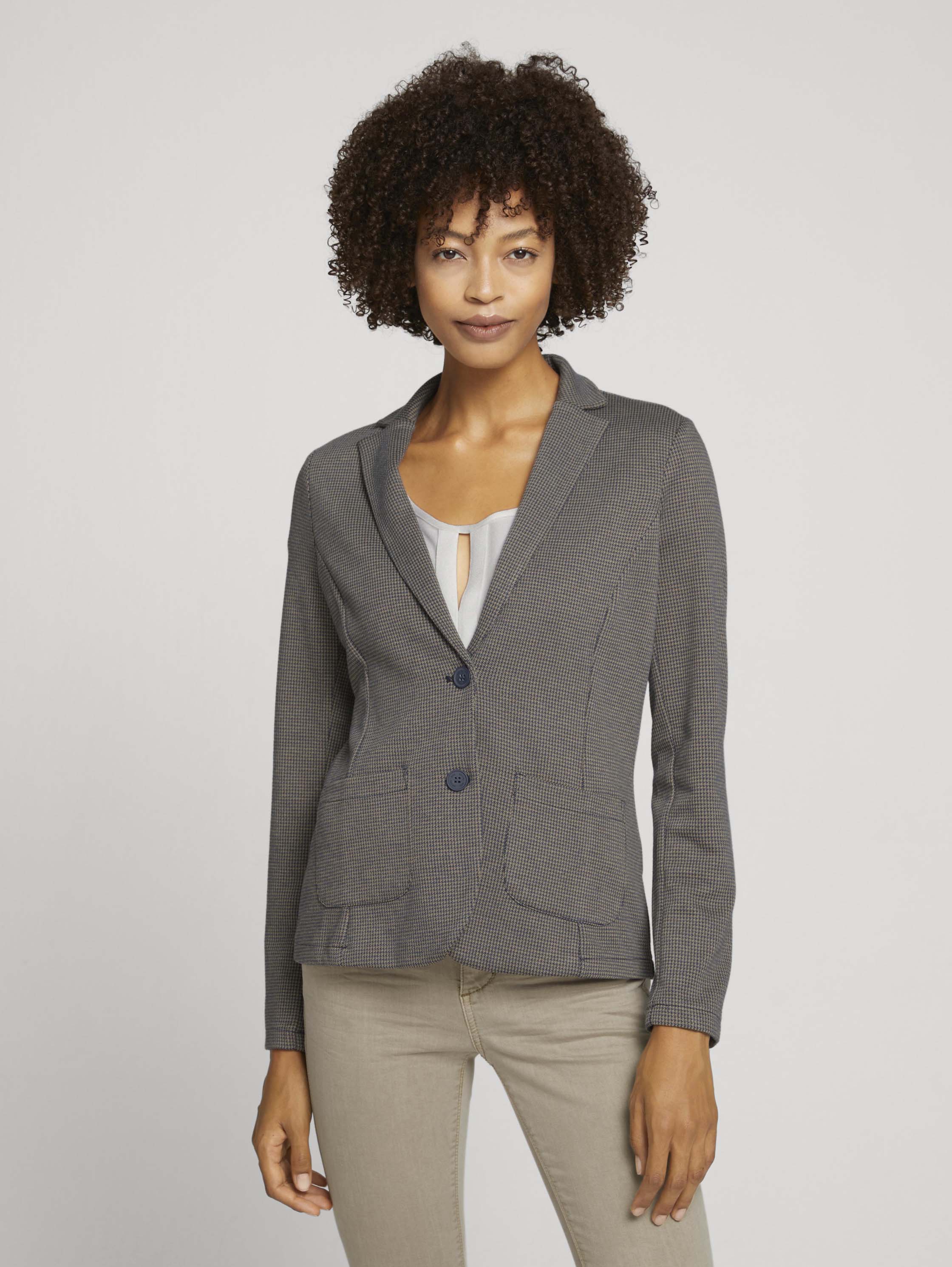 

Блейзер женский TOM TAILOR 1027138 синий XS, 1027138