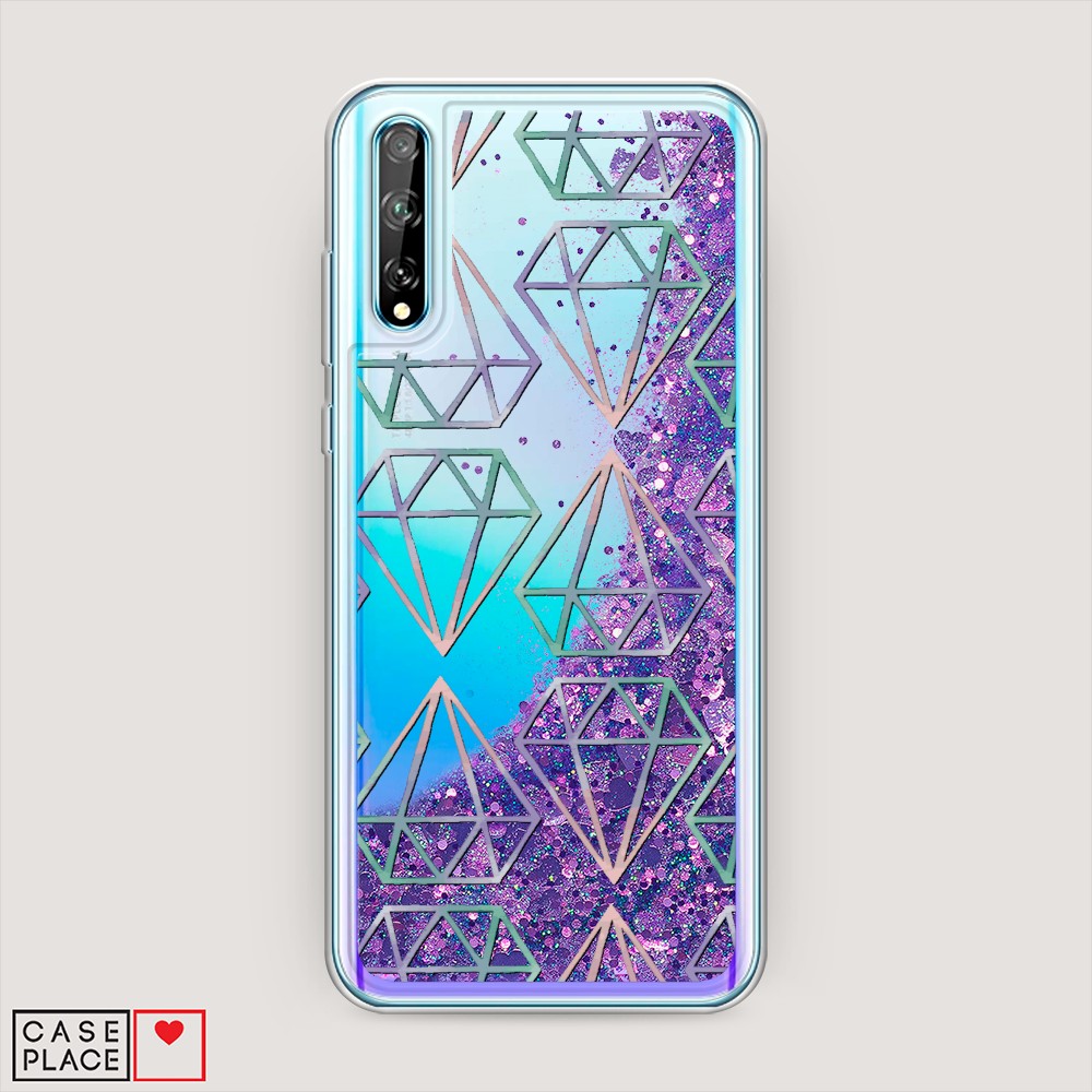 

Чехол Awog на Huawei Y8p/Huawei P Smart S "Бриллианты голографика", Разноцветный, 6103592-1