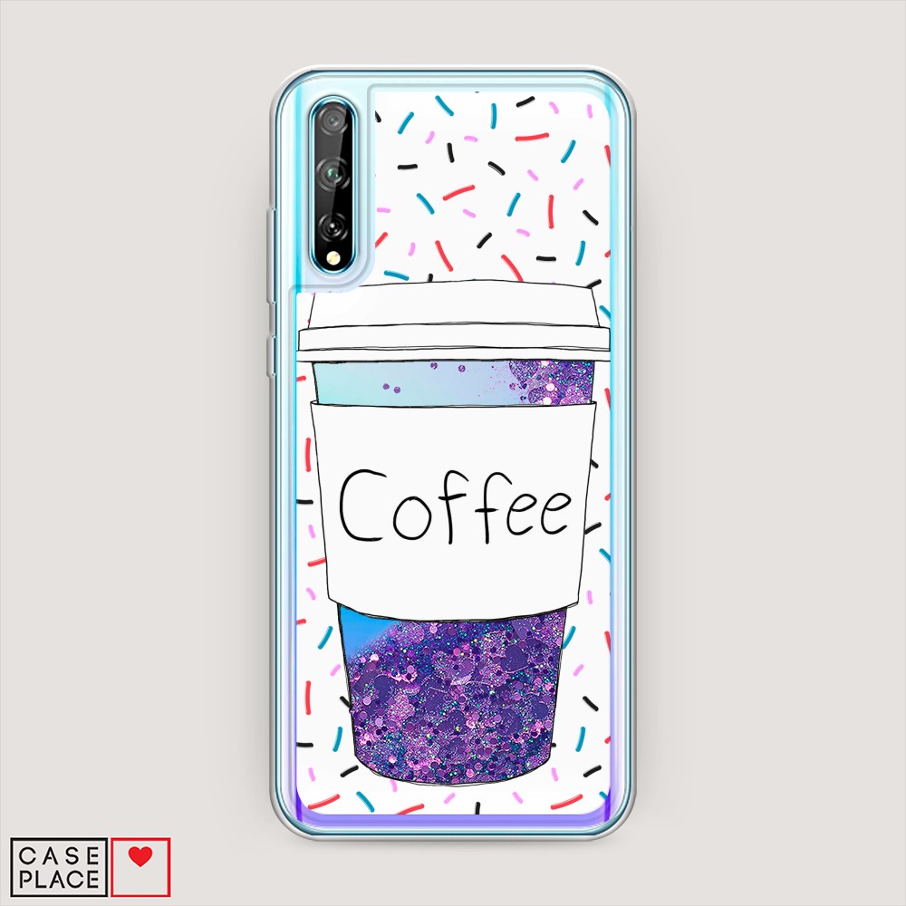 

Чехол Awog на Huawei Y8p/Huawei P Smart S "Coffee прозрачный стакан", Разноцветный, 6103592-1
