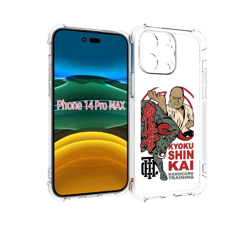 

Чехол MyPads единоборства рисунок для iPhone 14 Pro Max, Прозрачный, Tocco