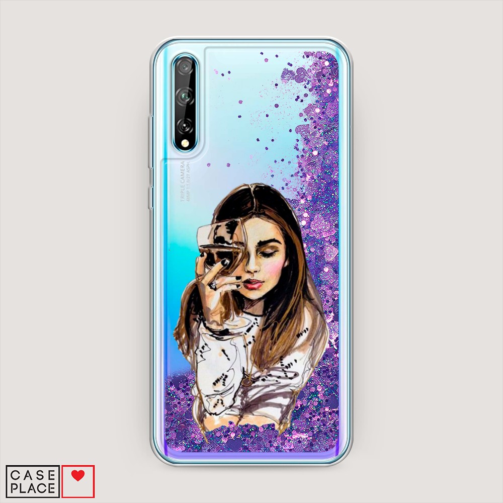 

Чехол Awog на Huawei Y8p/Huawei P Smart S "Девушка с бокалом", Разноцветный, 6103592-1