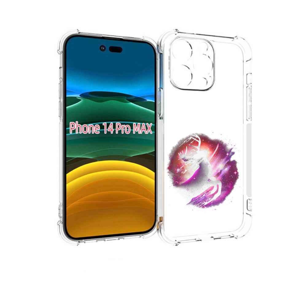

Чехол MyPads звездный олень для iPhone 14 Pro Max, Прозрачный, Tocco