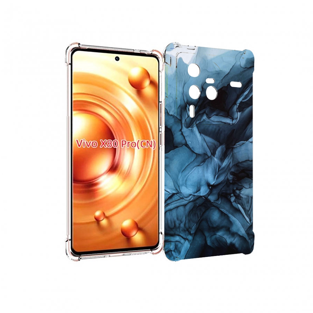 

Чехол MyPads голубой дымок для Vivo X80 PRO, Прозрачный, Tocco
