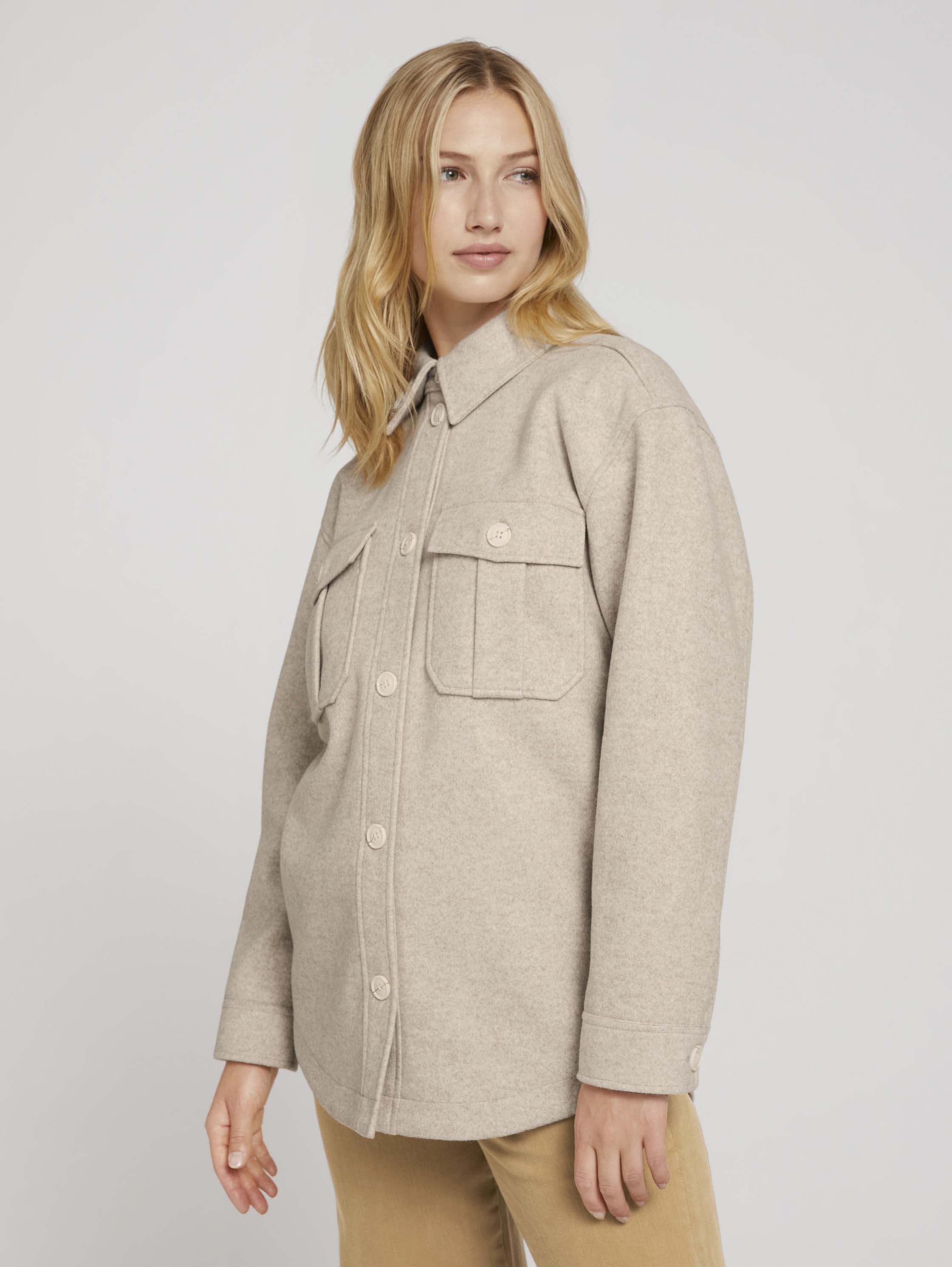 

Пальто женское TOM TAILOR 1027025 коричневое M, 1027025