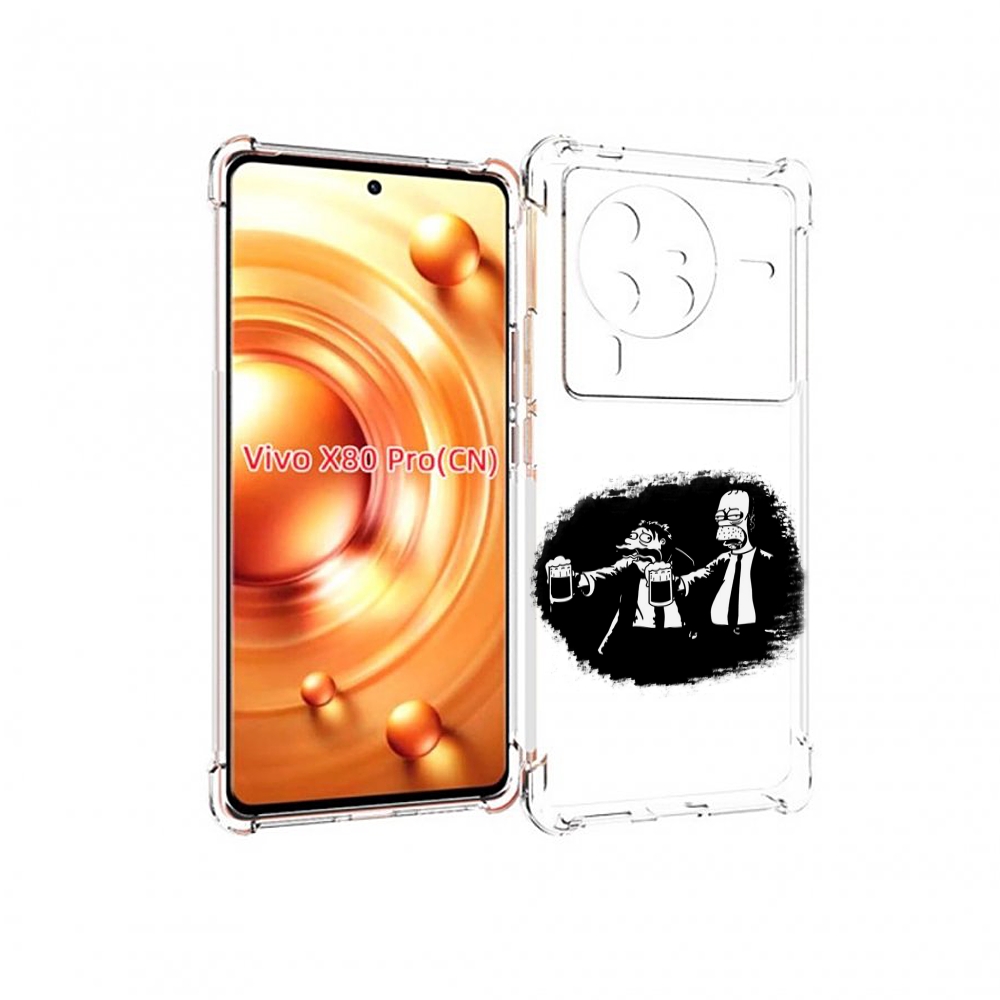 

Чехол MyPads гомер пьет для Vivo X80 PRO, Прозрачный, Tocco