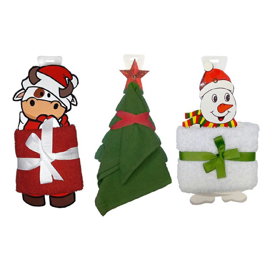 

Полотенце кухонное 30x30 см махровое, В ассортименте