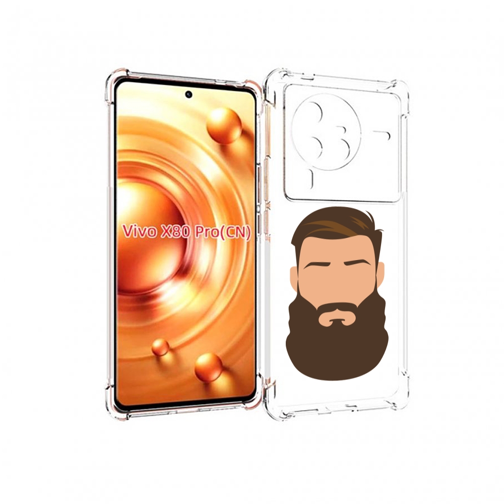 

Чехол MyPads густая-борода для Vivo X80 Pro, Прозрачный, Tocco