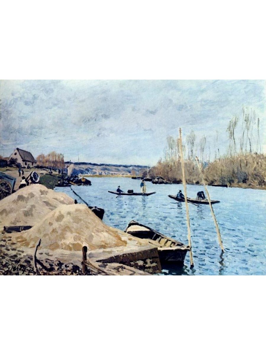 

Постер DRABS A2 Альфред Сислей Сена в Пор-Марли