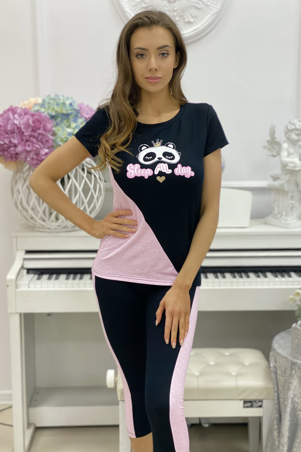 

Комплект женский Миллена Шарм 7261 розовый 44 RU, 7261