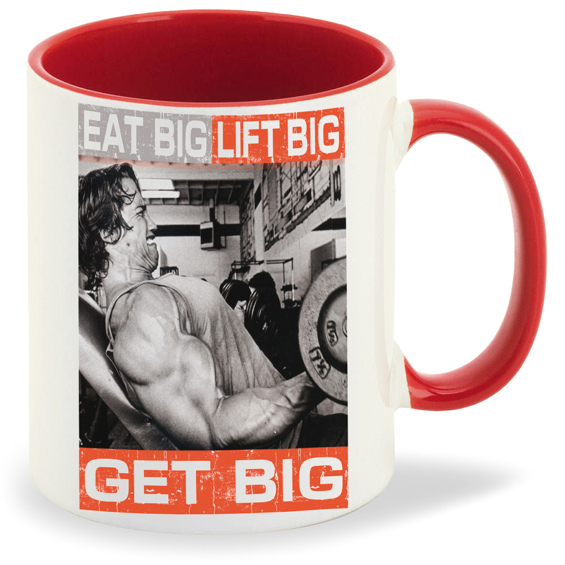 

Кружка CoolPodarok Eat big lift big get big, Eat big lift big get big