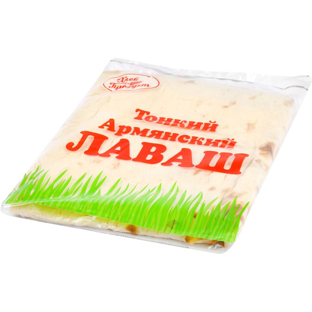 

Лаваш Хлебпродукт Для шаурмы тонкий 600 г, Для шаурмы тонкий