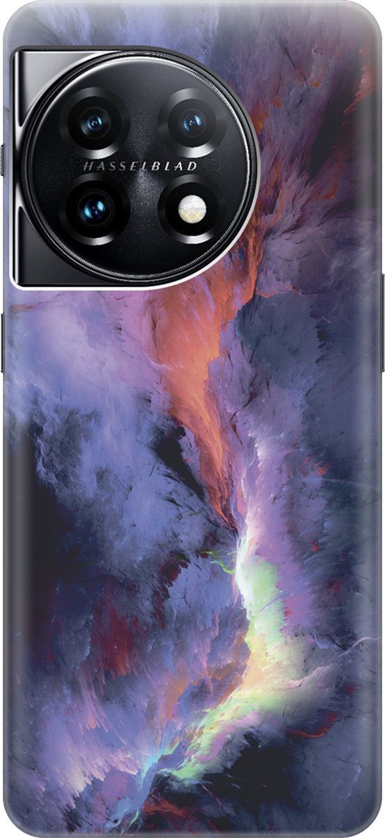 

Силиконовый чехол на OnePlus 11 с принтом "Гром и молния", Фиолетовый;черный, 159471