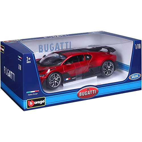 Машинка металлическая 1:18 Bburago Bugatti Divo 18-11045 машинка металлическая bburago bugatti bolide 1 18 синяя 18 11047bu