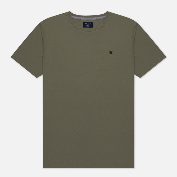 

Мужская футболка Hackett Logo Classic Fit оливковый, Размер S, Logo Classic Fit