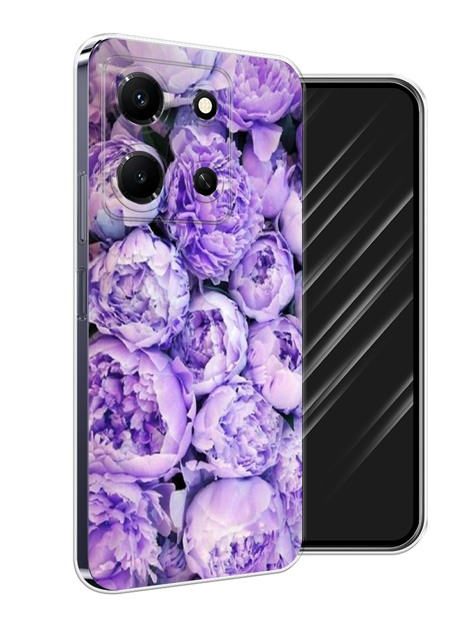 

Чехол Awog на Infinix Note 30i "Пионы сиреневые", Фиолетовый;голубой, 3104350-8