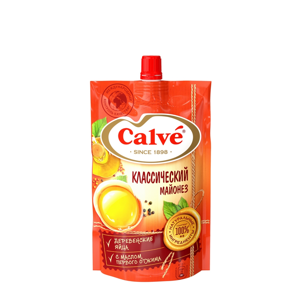 Майонез Calve Premium классический 50%