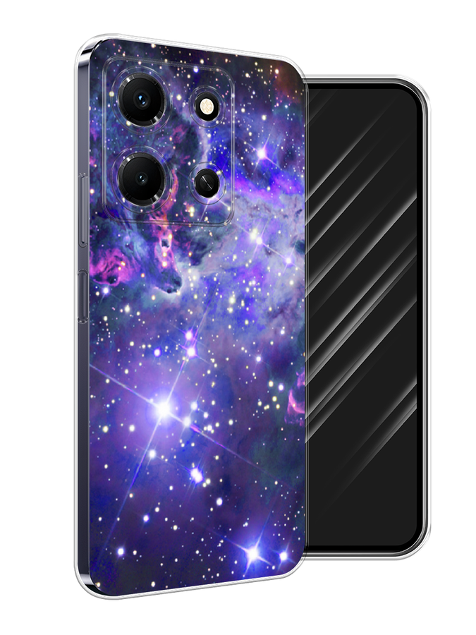 

Чехол Awog на Infinix Note 30i "Яркая галактика", Фиолетовый, 3104350-4