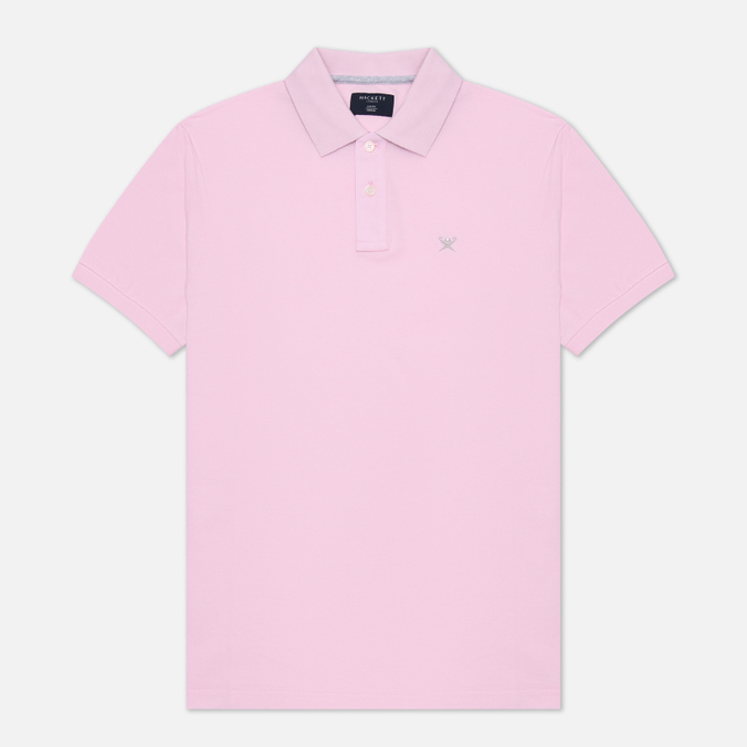 

Мужское поло Hackett Slim Fit Logo розовый, Размер M, Slim Fit Logo