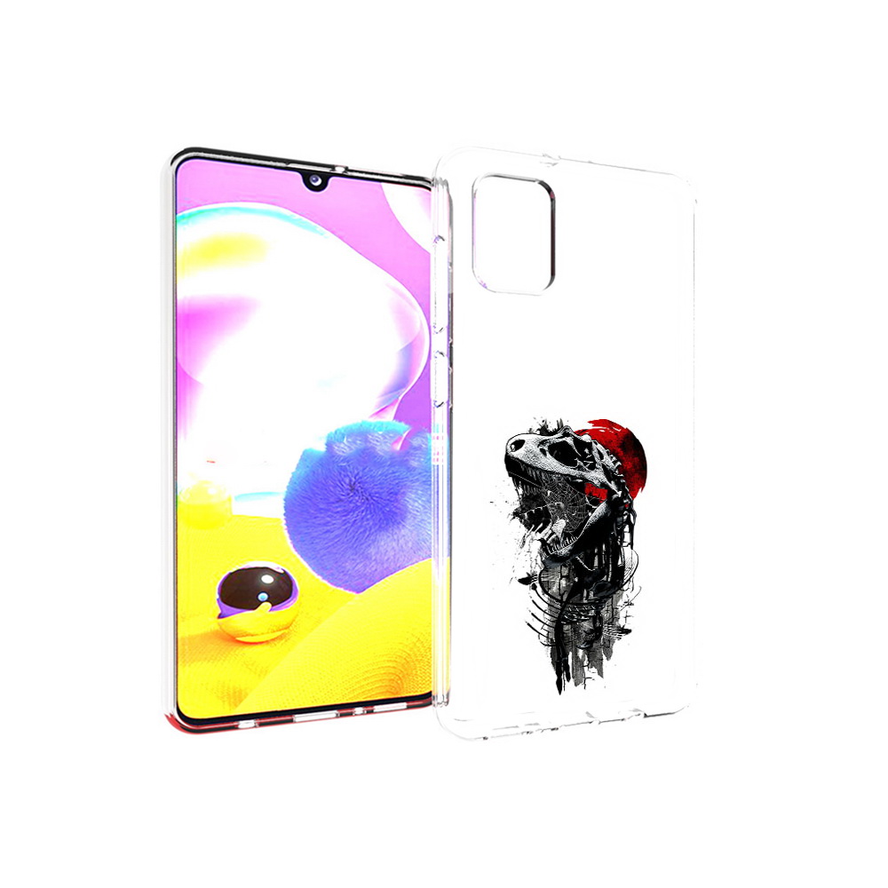 

Чехол MyPads Tocco для Samsung Galaxy A31 вымерший динозавр (PT146911.482.284), Прозрачный, Tocco