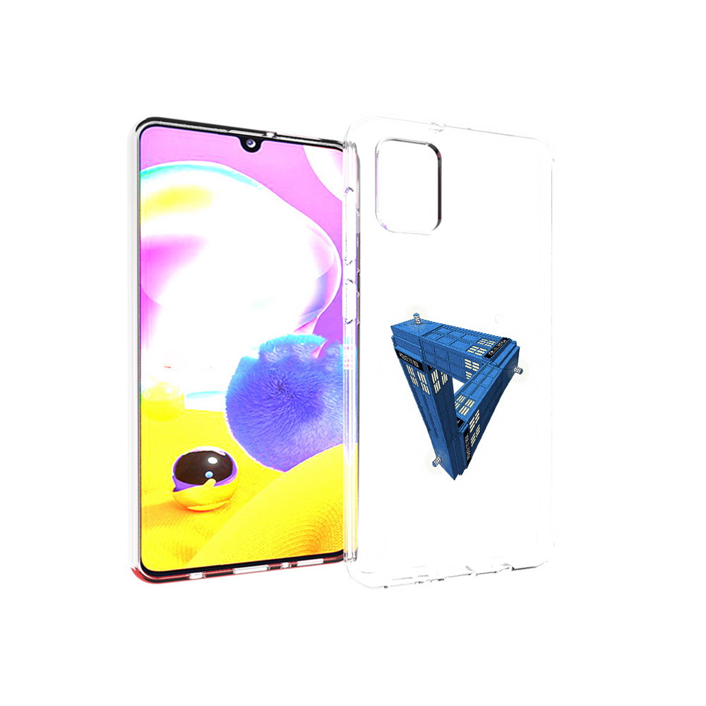 

Чехол MyPads Tocco для Samsung Galaxy A31 головолока абстракция (PT146911.482.291), Прозрачный, Tocco