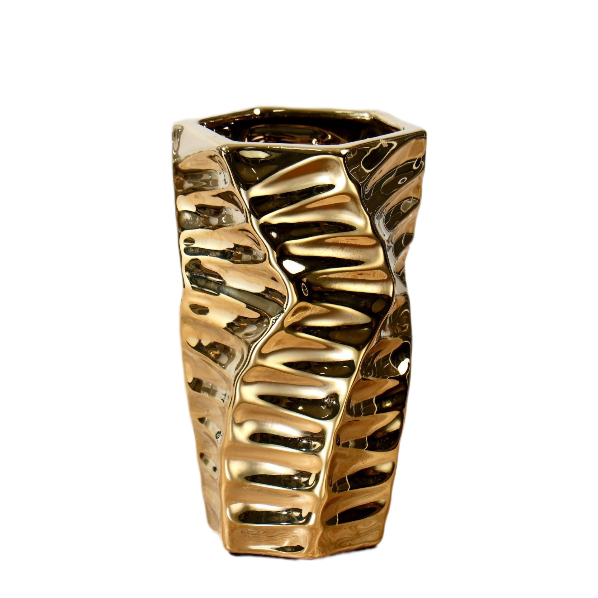 Интерьерная керамическая Ваза абстрактной формы. Высота вазы 29 см.