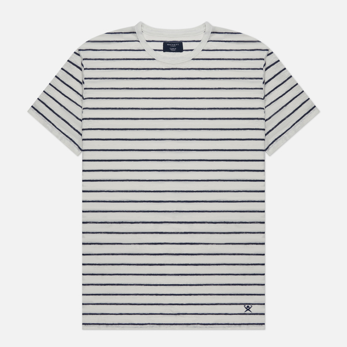 

Мужская футболка Hackett Linen Stripe бежевый, Размер M, Linen Stripe