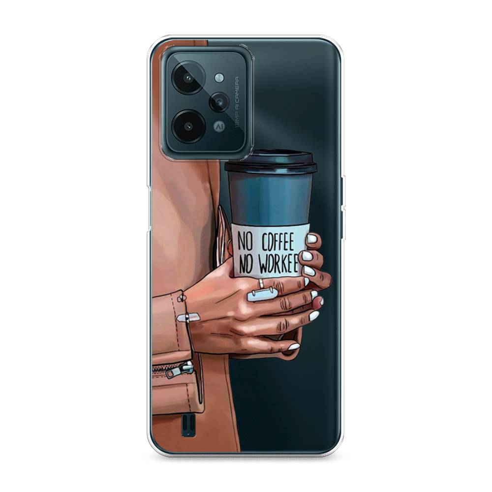 

Чехол Awog на Realme C31 "No coffee", Разноцветный, 259350-7